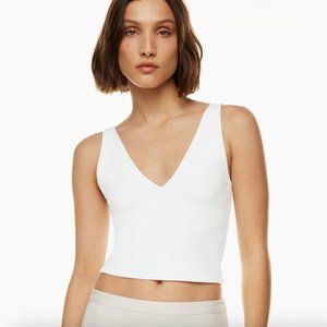 Aritzia Babaton Contour V-Neck Tank Light Blue